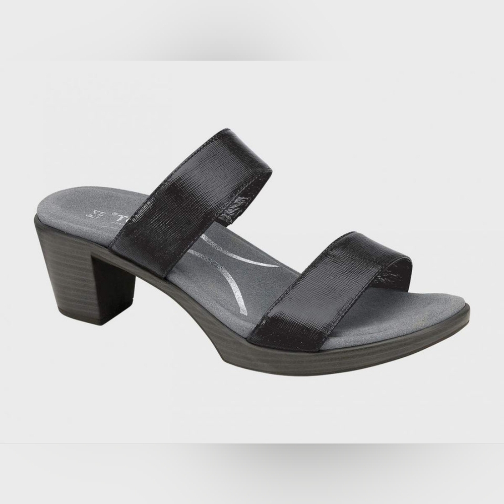 NAOT Fate Heel Sandal BLACK EU 41 NEW